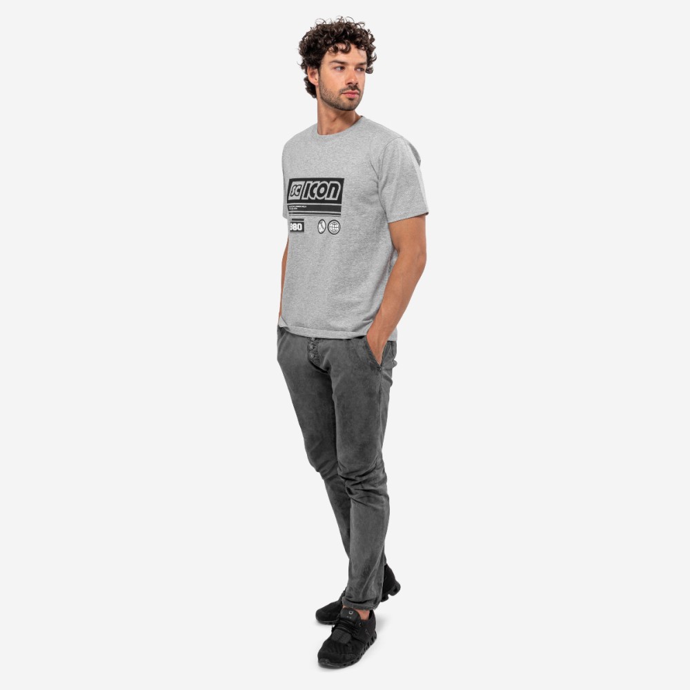 Scicon Sports | SC 1980 Logo Lifestyle Cotton T-shirt - Grey - TS61854