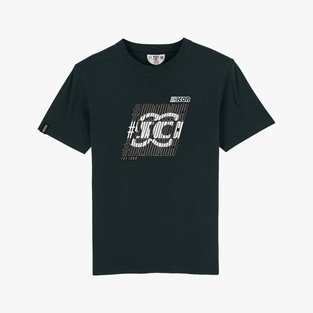 Scicon Sports | SC #IOVADOINBICI Logo Lifestyle Cotton T-shirt - Black - TS61862