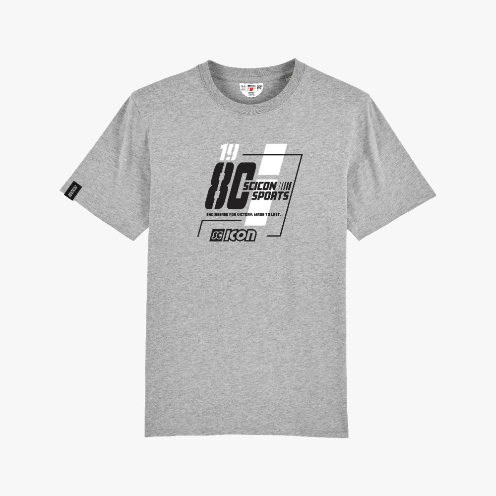 Scicon Sports | Lifestyle Cotton Scicon 80 T-shirt - grey - TS61894