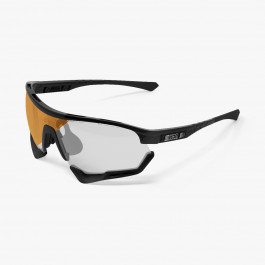 Scicon Sports | Aerotech Sport Cycling Performance Sunglasses - Black Gloss / Photocromatic Bronze - EY13170201