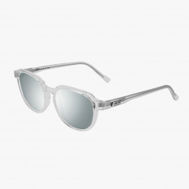 Scicon Sports | Vertex Lifestyle Sunglasses - Crystal Gloss, Multimirror Silver Lens - EY220807