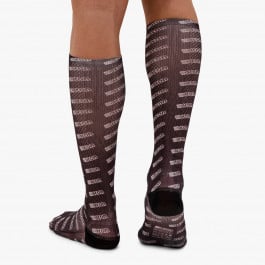knee high socks compression unisex black scicon socks219