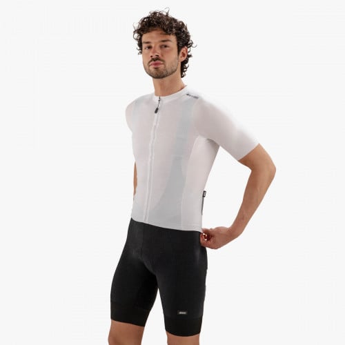 cycling jersey x over 9.5 summer short sleeve white scicon cj11011