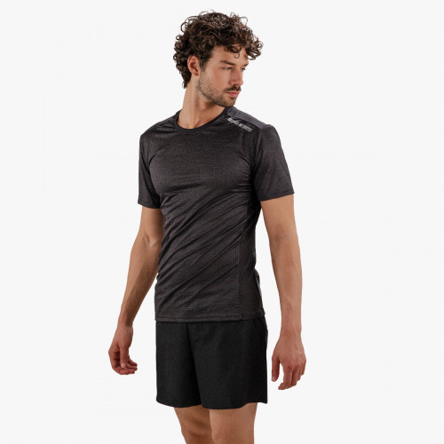 t-shirt technical x-over short sleeve black scicon rt11012