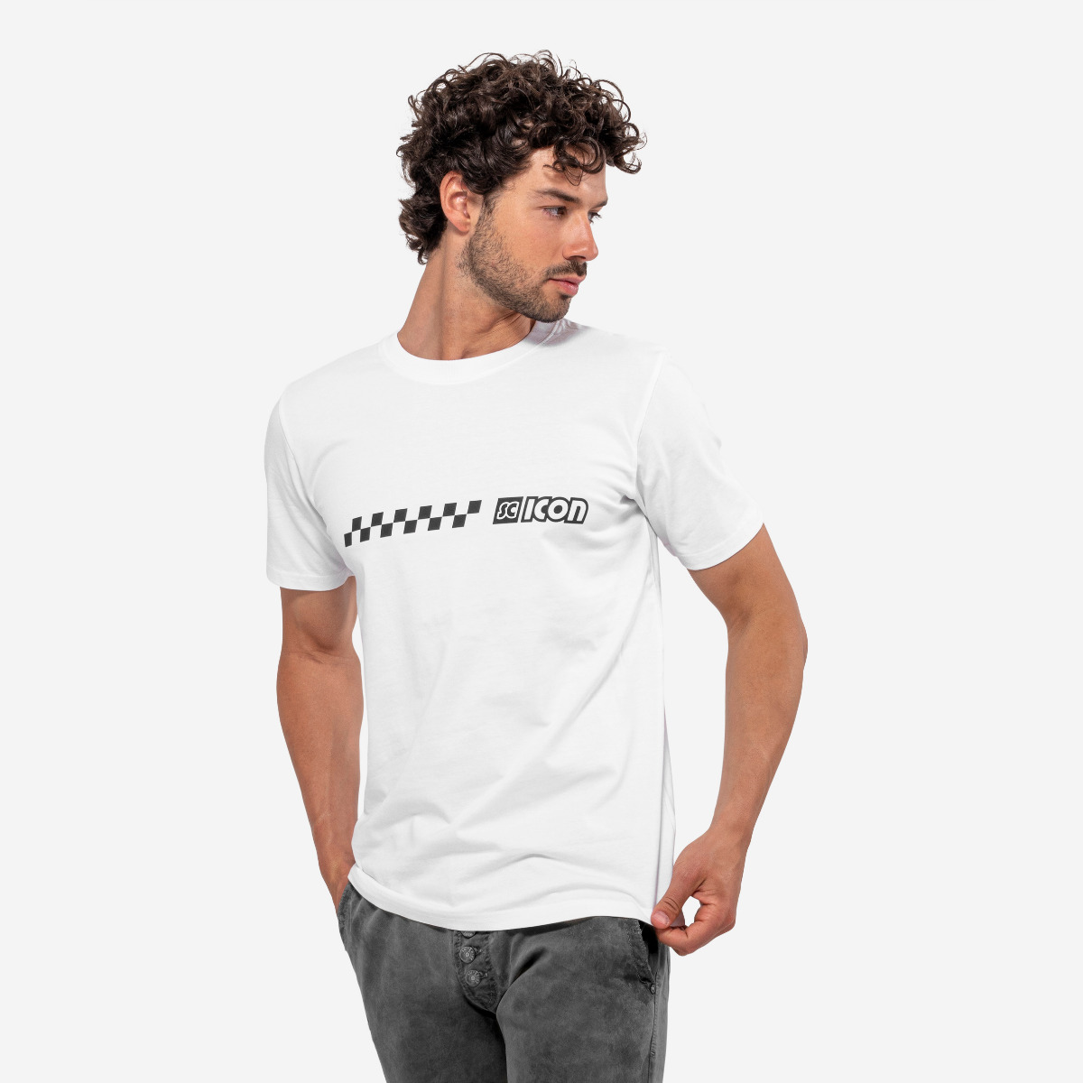 Lima Contractor precedent Scicon Sports | SC Racing Lifestyle Cotton T-shirt - White - TS61841